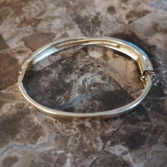 Swarovski Gold Tone Bracelet with Crystal Accents - Picture 5 of 14